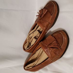 Men's tasseled all leather loafers